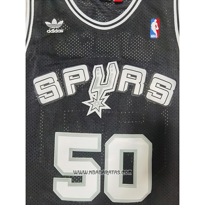 Camiseta San Antonio Spurs David Robinson #50 Mitchell & Ness Negro